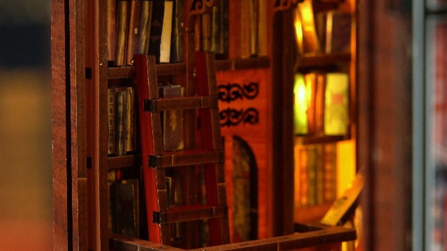 Amazon.com: MiniCity Book Nook Kit, DIY Miniature Dollhouse